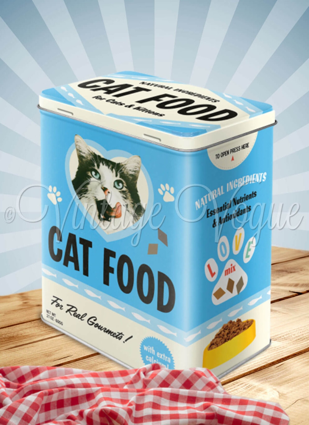 Nostalgic Art Retro Blechdose Größe L "Cat Food"