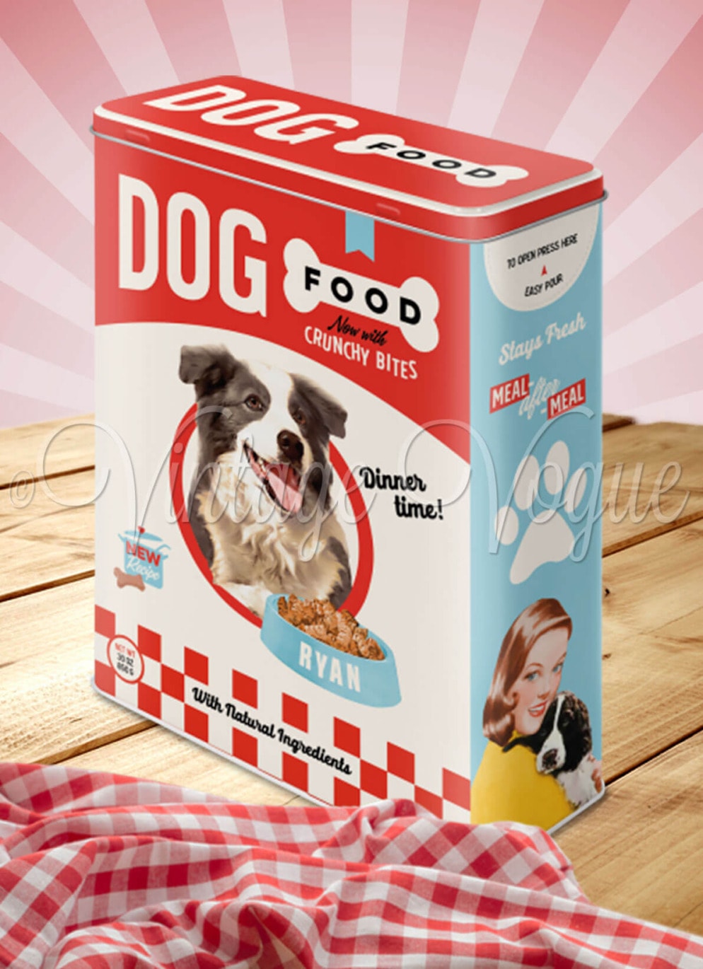 Nostalgic Art Retro Blechdose Größe XL "Dog Food"