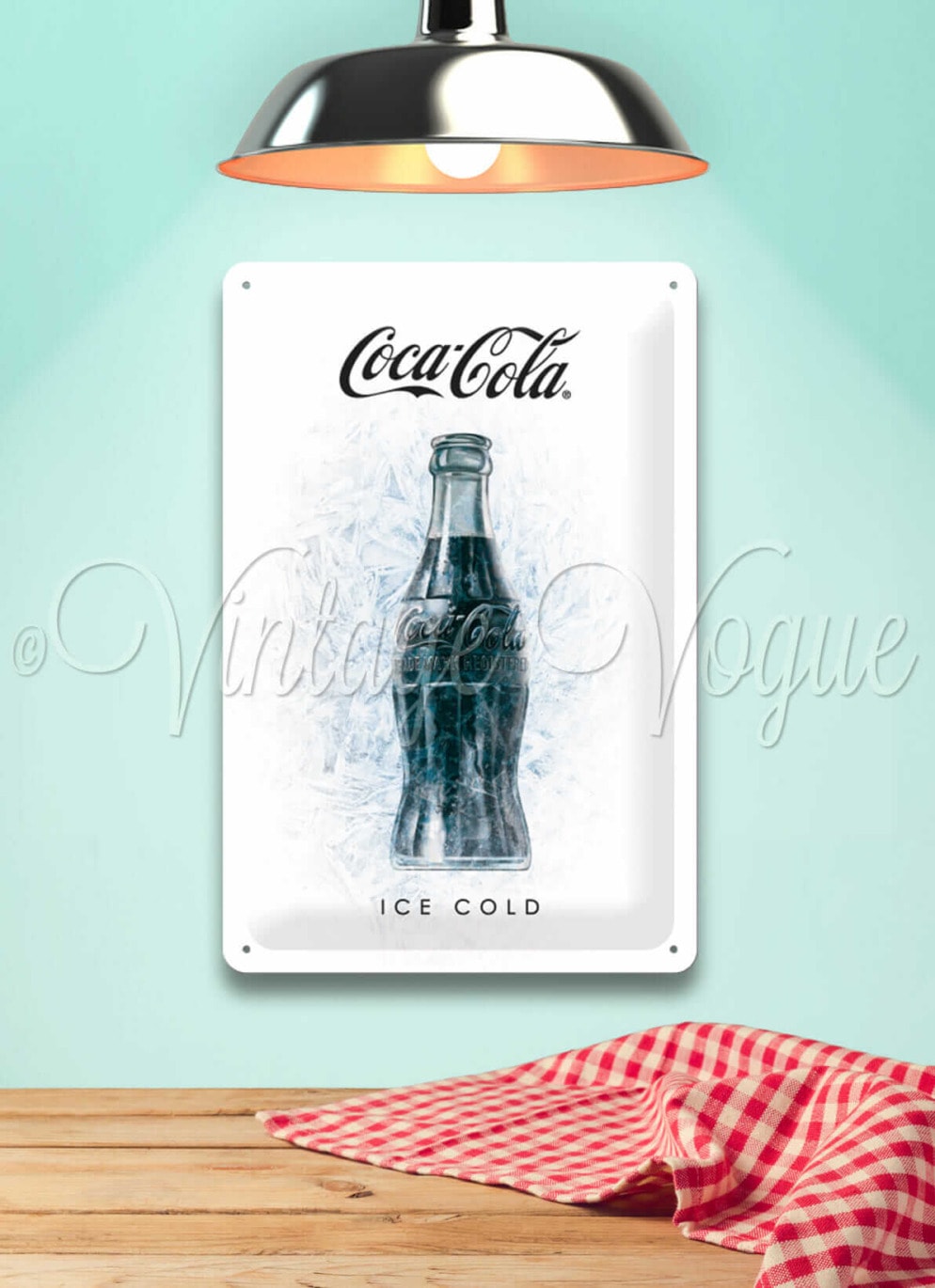 NostalgicArtRetroBlechschild"CocaCola IceCold"xcm