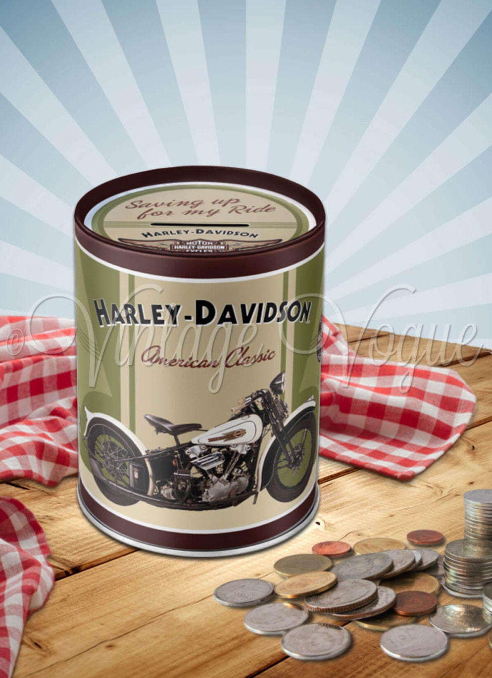Nostalgic Art Retro Spardose "Harley Davidson Knucklehead"
