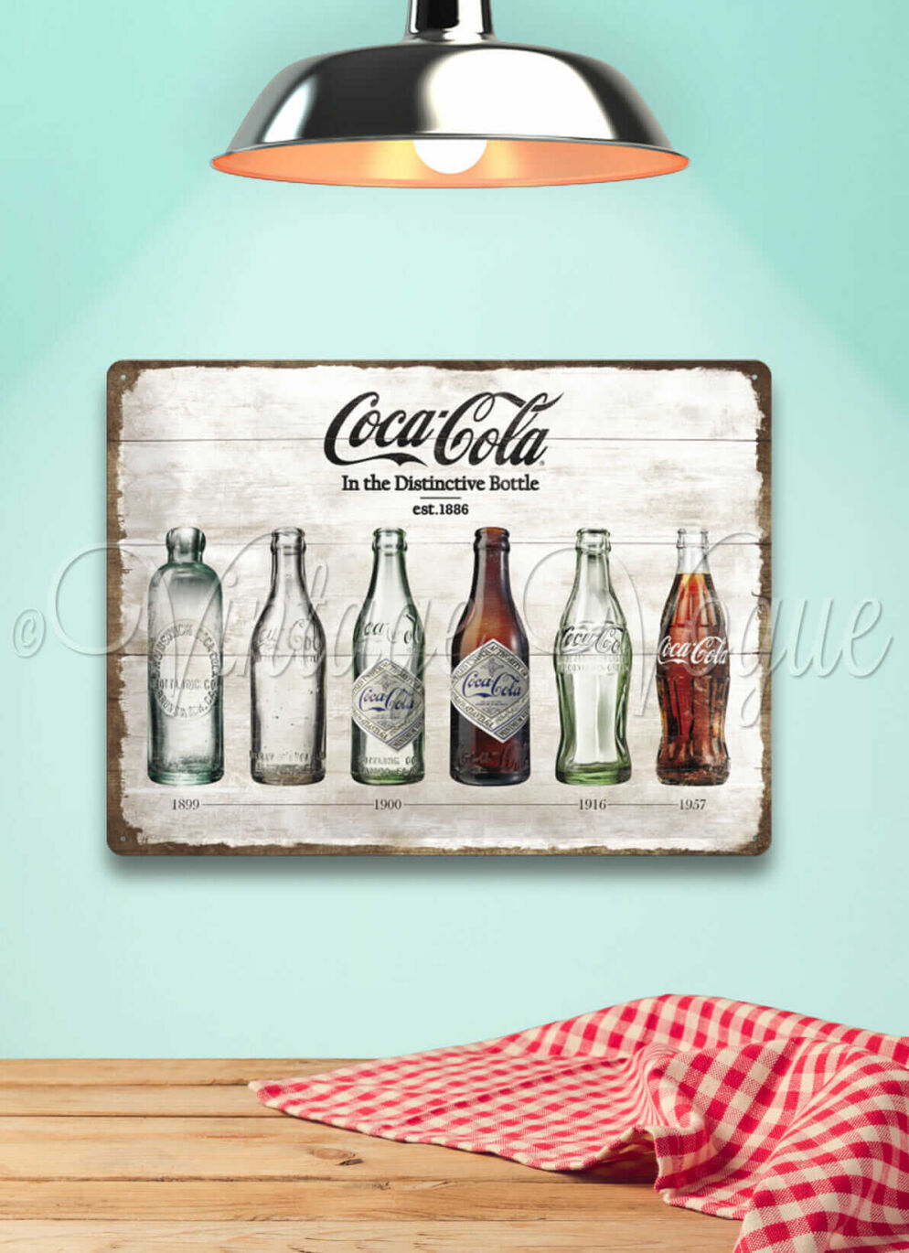 NostalgicArtRetroBlechschild"CocaColaBottleTimeline"xcm