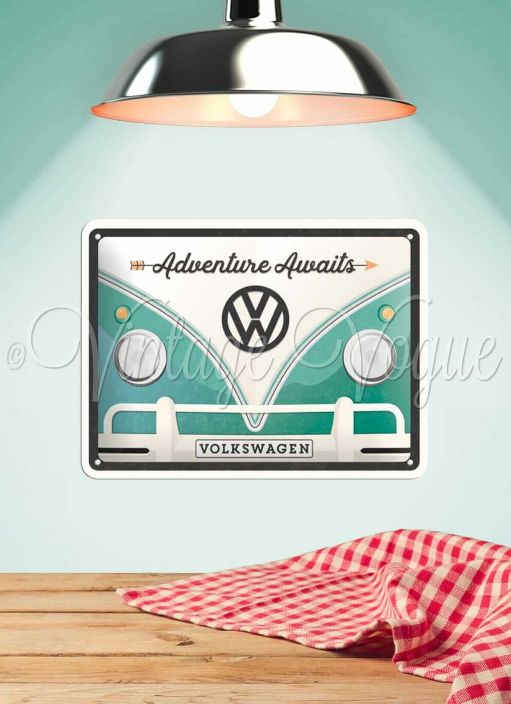NostalgicArtRetroBlechschild"Volkswagen VWBulliAdventure"xcm