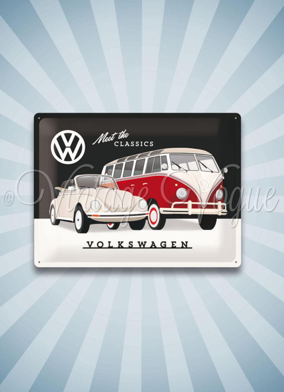 Nostalgic Art Retro Blechschild Volkswagen VW Classics cm