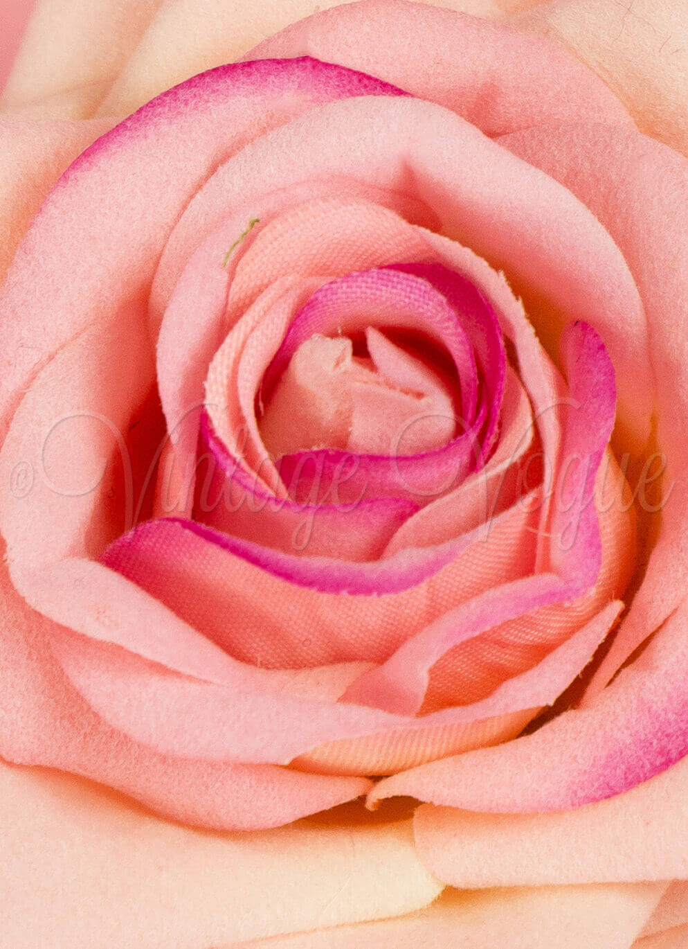 Forever Fifties Vintage Retro Rosen Haarblume Haarclip Velvet Rose in Rosa