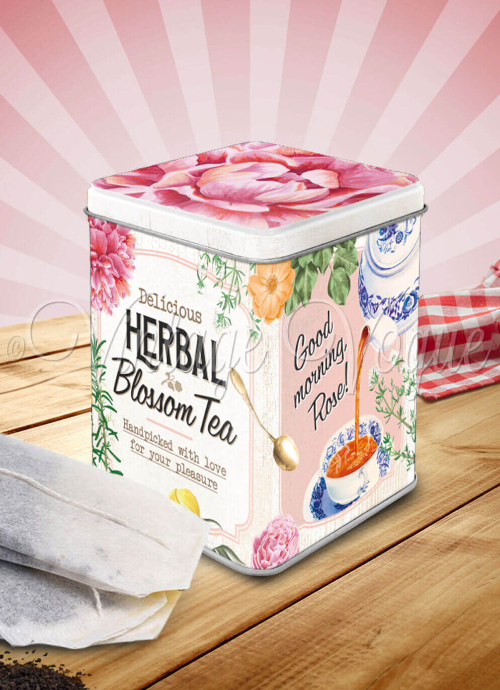 Nostalgic Art Retro Vintage Teedose Herbal Blossom Tea