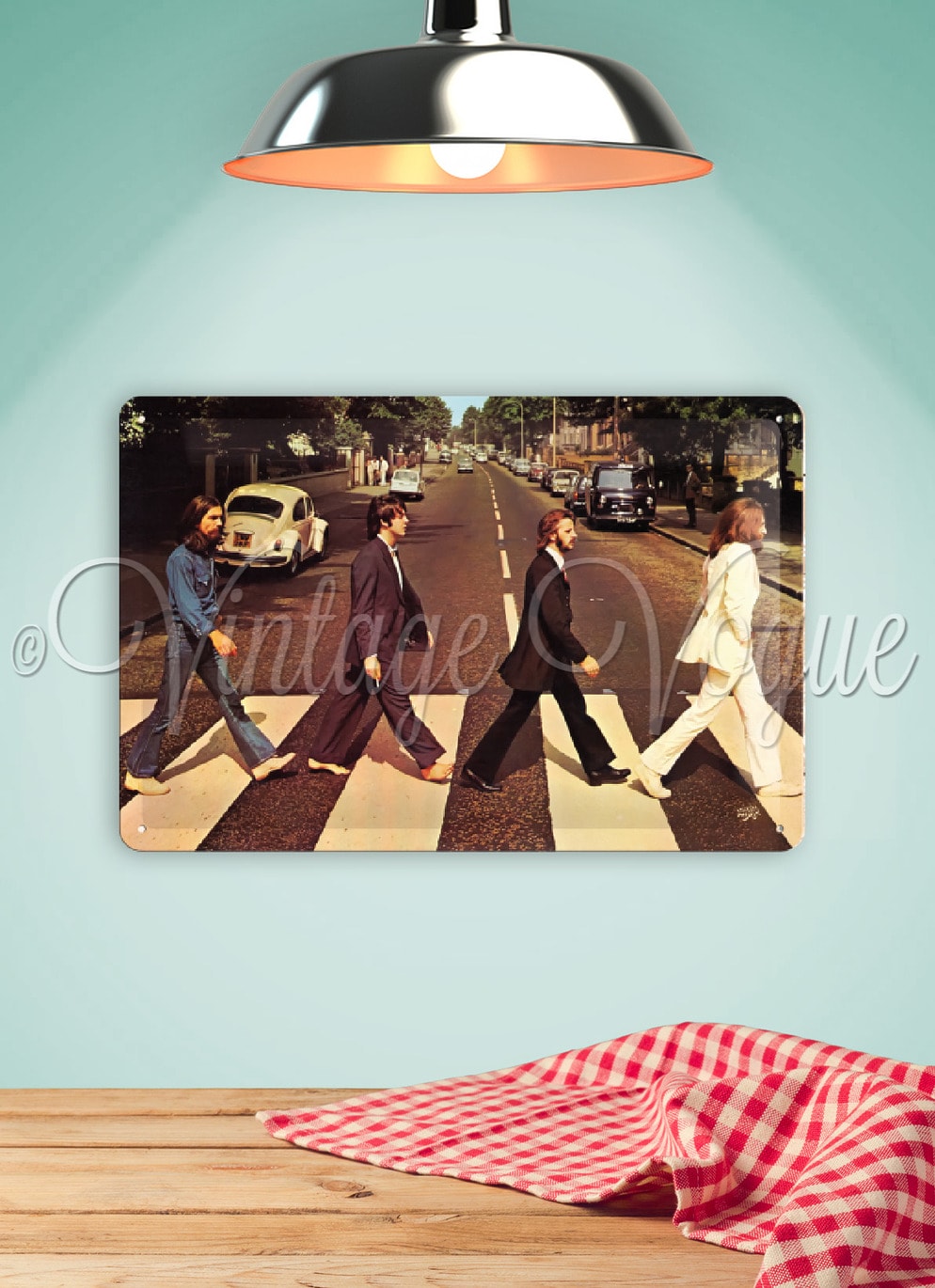 Nostalgic Art Retro Blechschild Fab4 - Abbey Road 20x30 cm