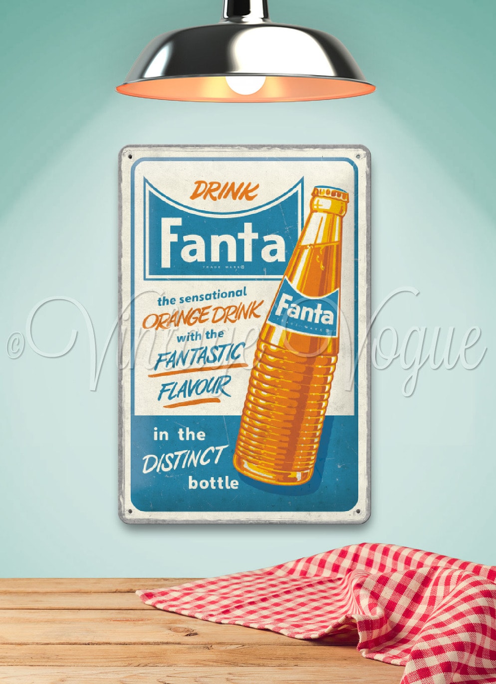 Nostalgic Art Retro Blechschild Fanta - Sensational Orange Drink 20x30 cm