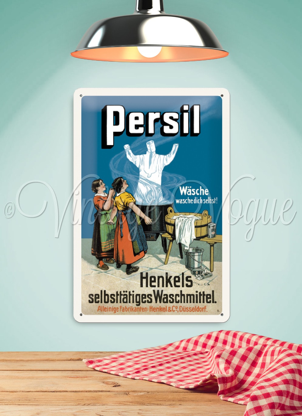 Nostalgic Art Retro Blechschild "Persil - Wäsche wasche Dich selbst" 20x30 cm