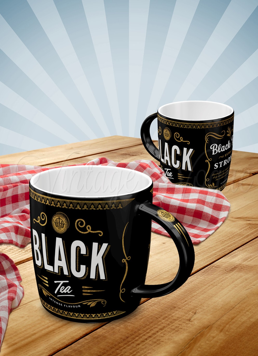 Nostalgic Art Retro Keramik Tasse Black Tea