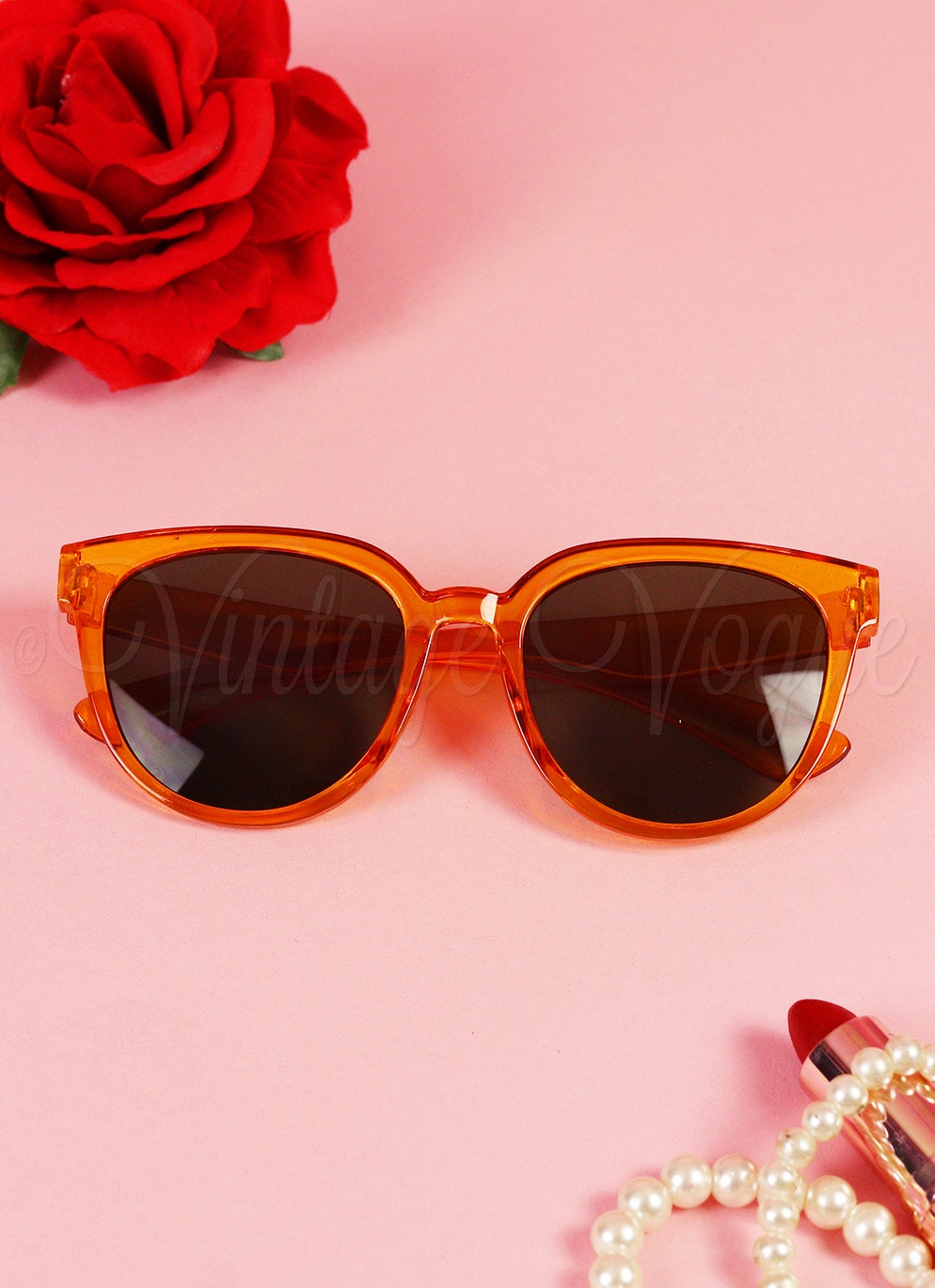 Oh so Retro! Vintage Sonnenbrille Classic Sunnies in Orange