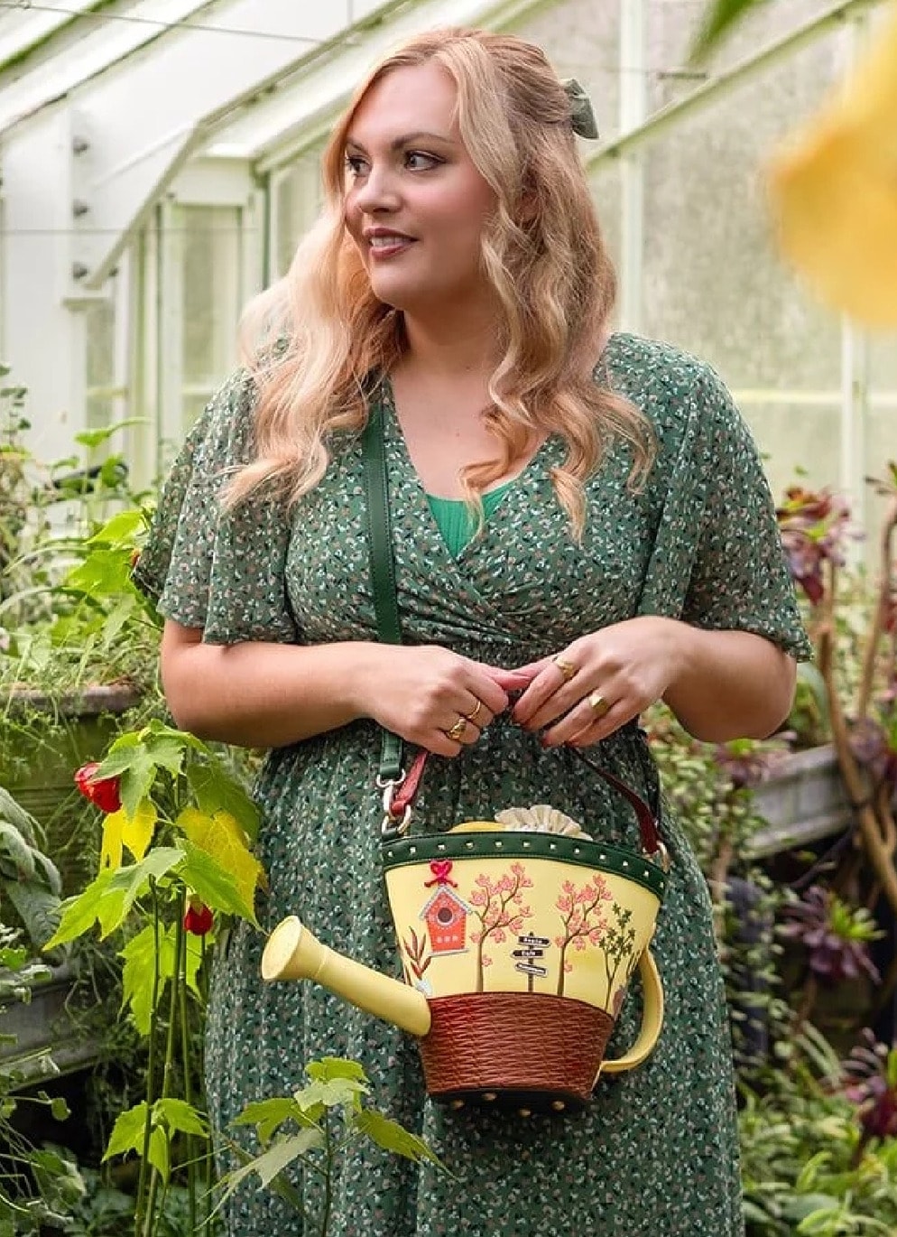 Vendula London Retro Handtasche "Garden Center Mini Grace Bag” in Gelb