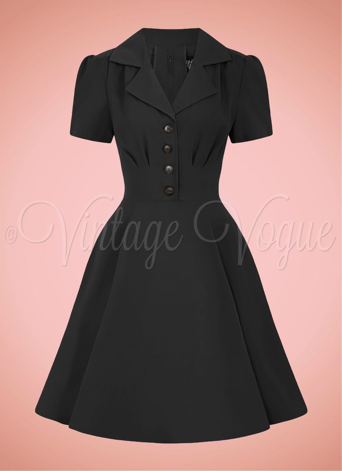 Hell Bunny 40's Retro Vintage Swing A-Linie Kleid 
