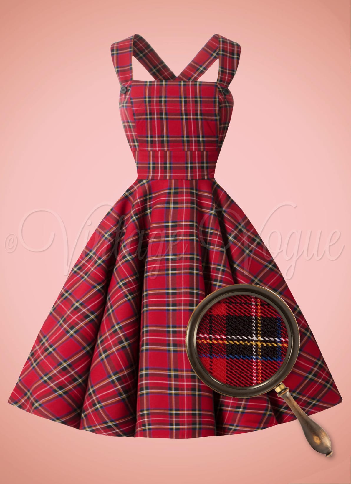 Hell bunny irvine pinafore best sale