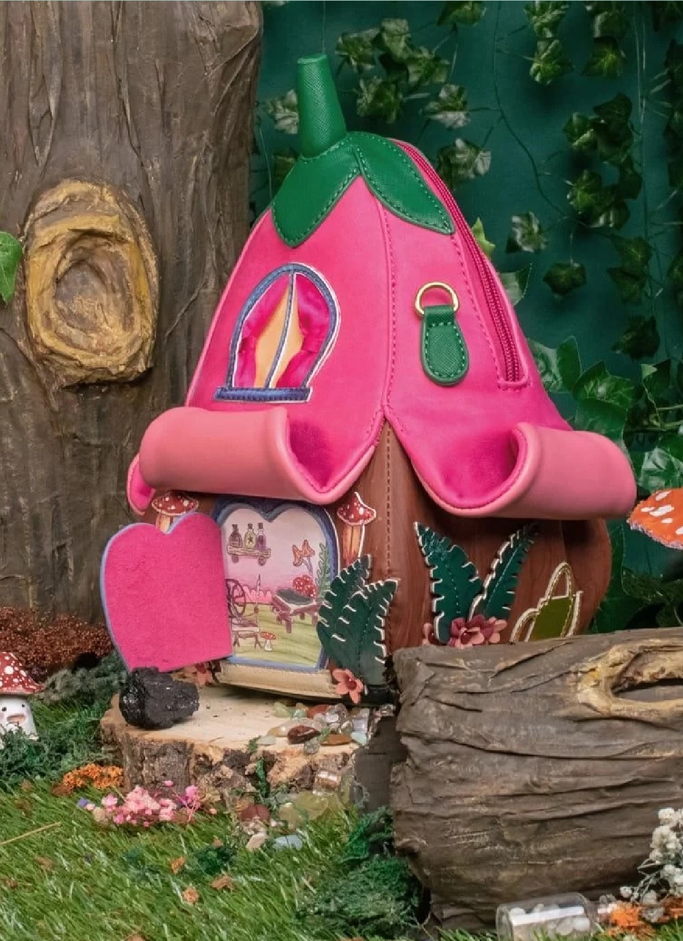 Vendula London Retro Umhänge-Handtasche "Fairy Village Petal House Bag”