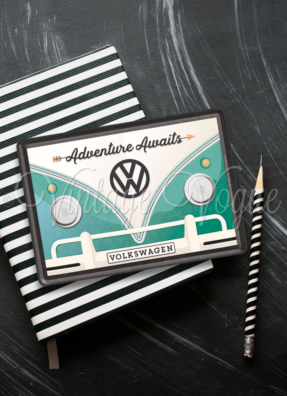 Nostalgic Art Retro Blechpostkarte VW-Adventure Awaits