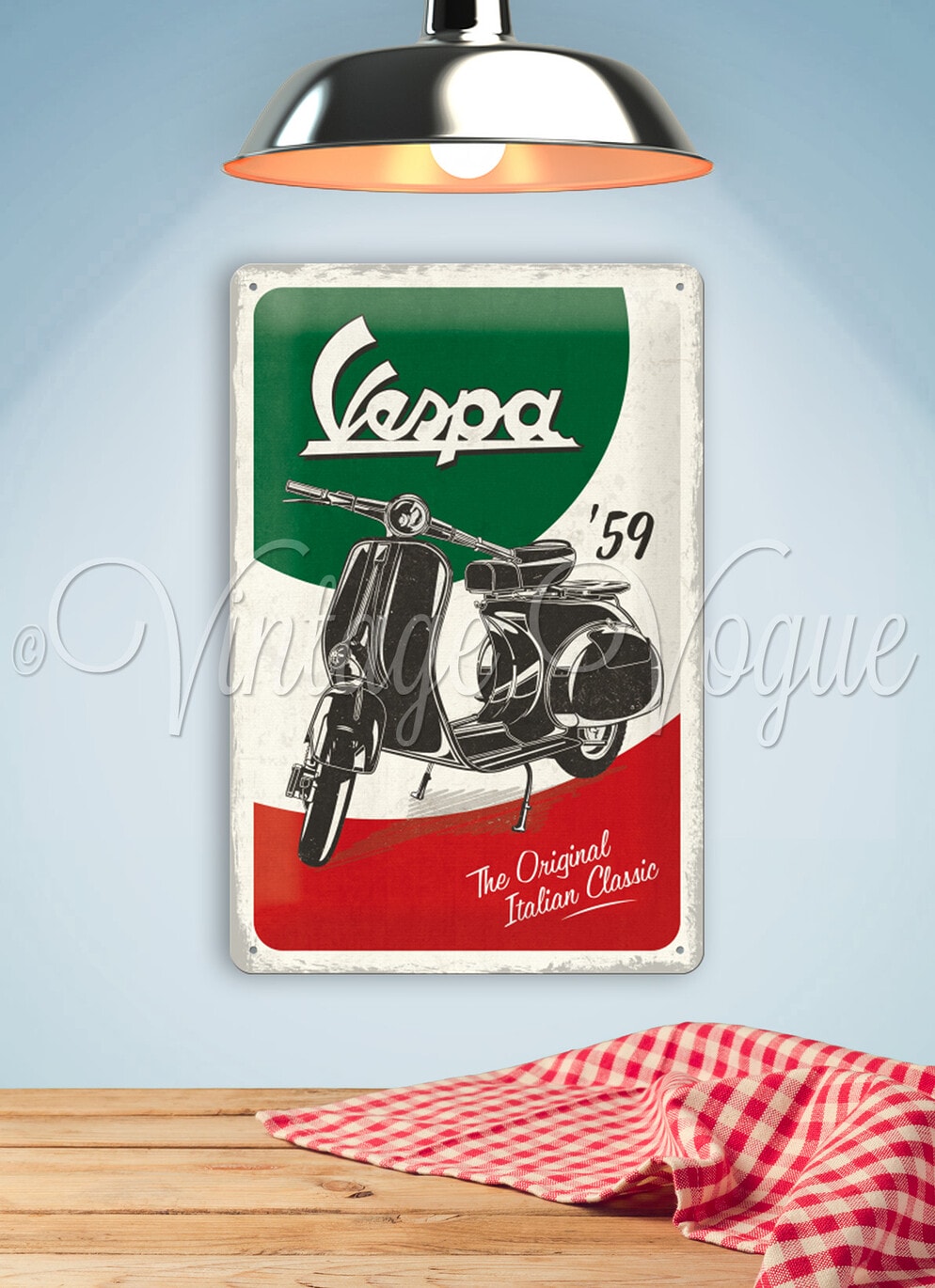 Nostalgic Art Retro Blechschild Vespa - Italian Classic 20x30 cm